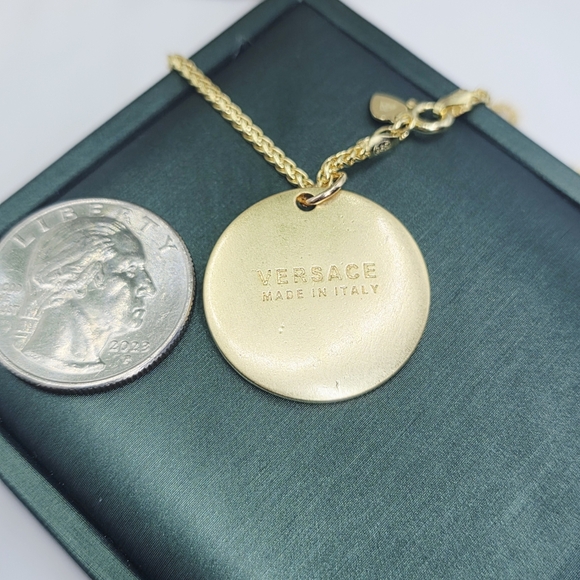 Versace Gold Pendant Necklace - Picture 3 of 3